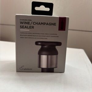 Rabbit Stainless Steel Wine/Champagne Sealer